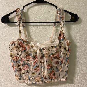 Victoria’s Secret floral corset